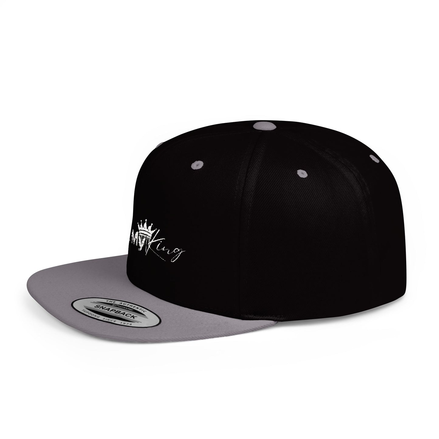 Stylish Flat Bill Snapback - 'Not My King' Cap for Trendsetters