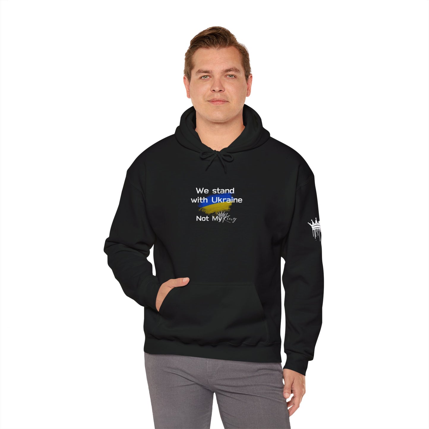 Unisex Hoodie - We Stand with Ukraine Design