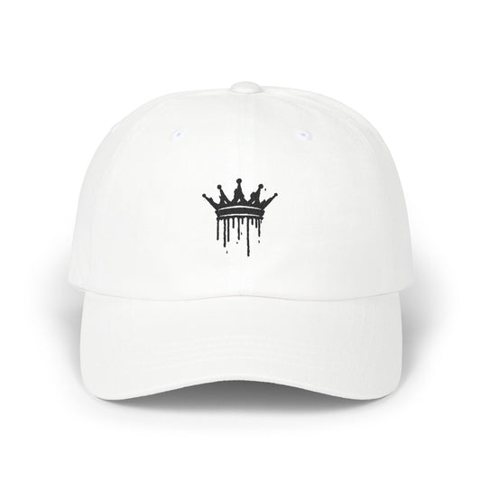 Not my King Cap - Stylish White Adjustable Hat